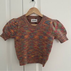 GZ Off Knitted Cropped Top
